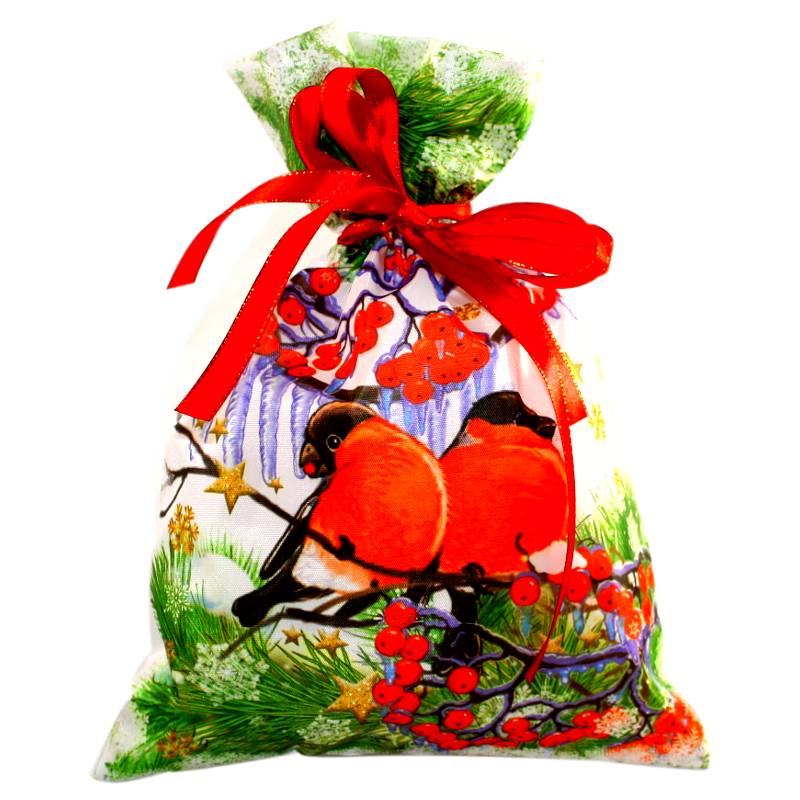 Детский новогодний подарок в картонной упаковке весом 950 грамм