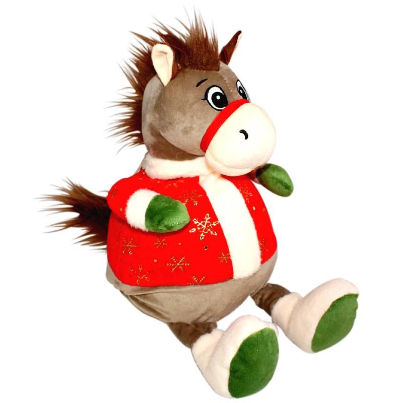 Детский подарок на Новый Год в мягкой игрушке весом 900 грамм
